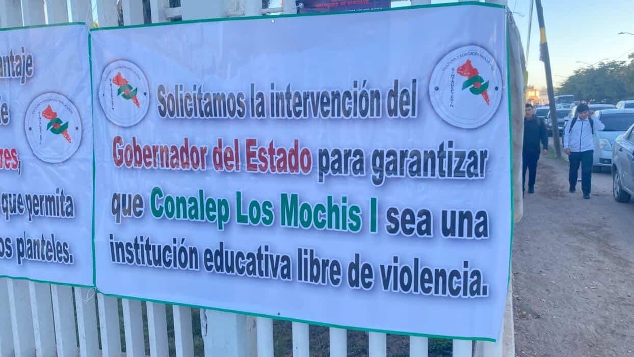 trabajadores de conalep guasave se sumaron a la huelga laboral estatal en apoyo a un plantel de los mochis