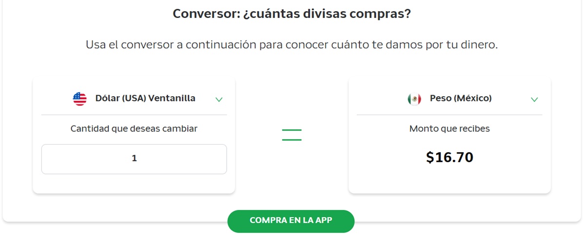 Precio del dólar en Banco Azteca
