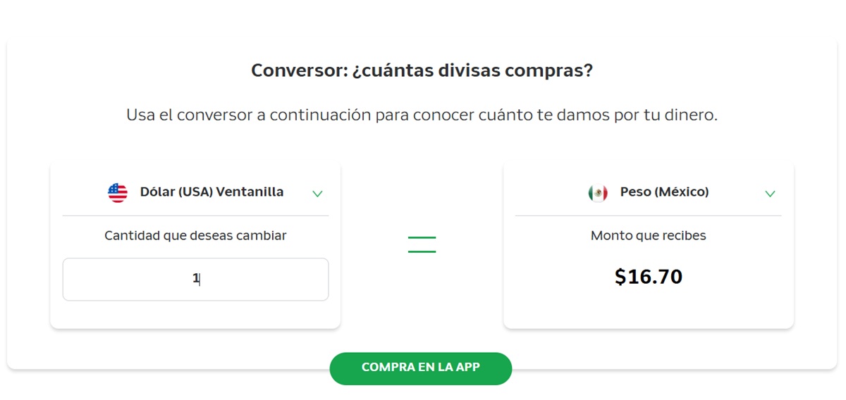 Precio del dólar en Banco Azteca
