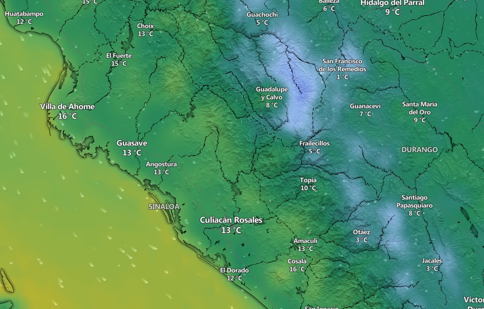 clima en sinaloa y mexico este 16 de marzo de 2026