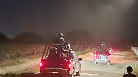 Enfrentamiento entre GN y civiles armados deja un elemento federal lesionado en la sindicatura de Aguaruto en Culiacán, Sinaloa