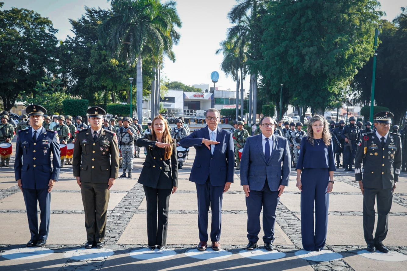 feliciano valle durante la conmemoracion del 88 aniversario de la expropiacion petrolera en mexico