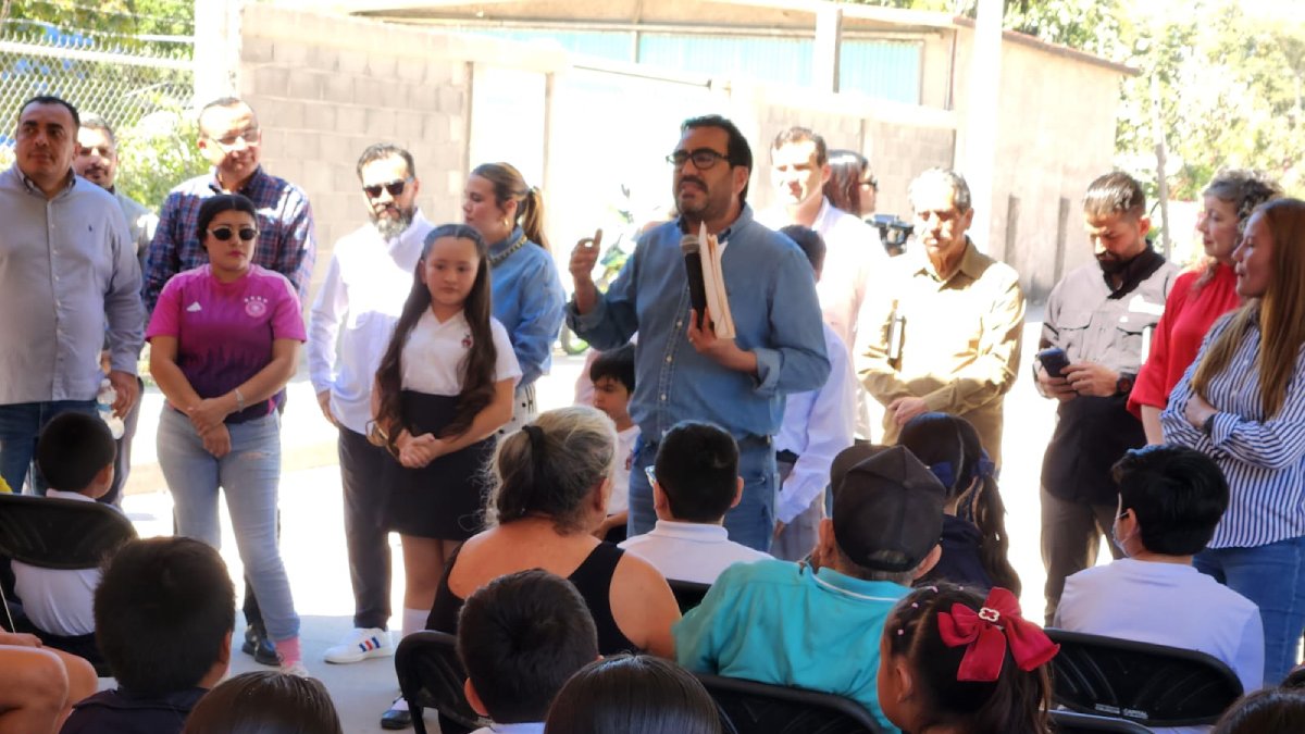 entrega alcalde gamez mendívil obra en bachigualatito culiacan sin