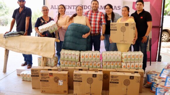 Alcalde de Badiraguato garantiza harimasa para las familias de Cortijos de Guaténipa que no estaban en la lista del padrón