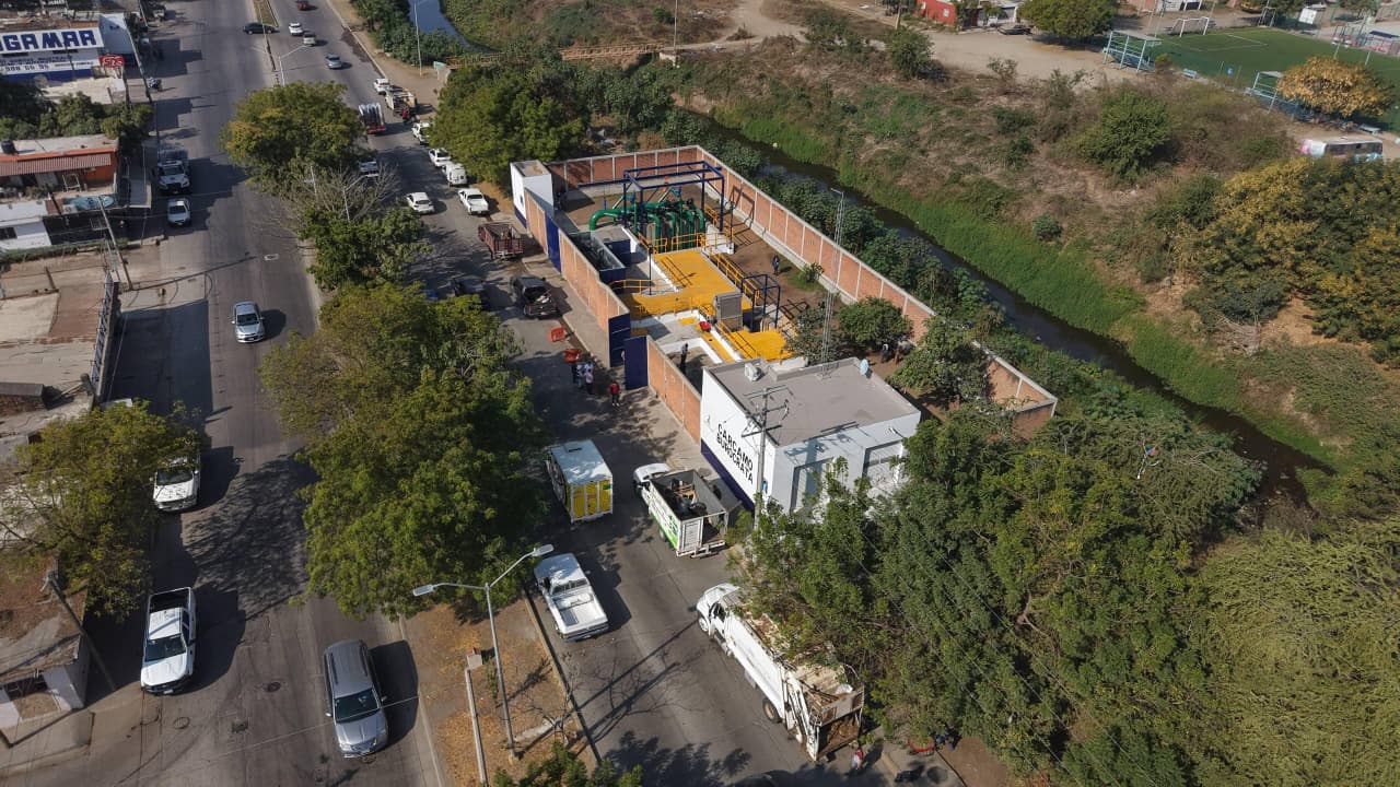 entrega del proyecto terminado de la modernización y el equipamiento del Cárcamo Burócrata