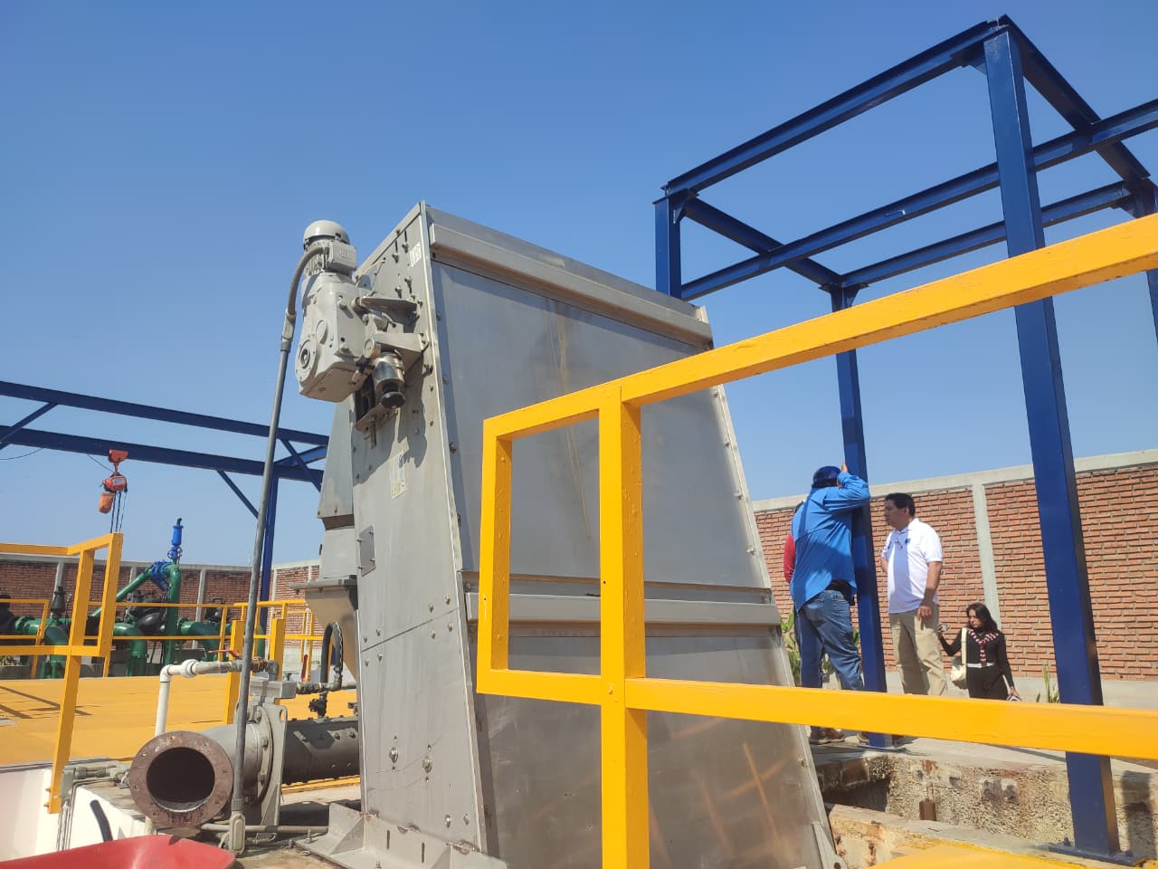 entrega del proyecto terminado de la modernización y el equipamiento del Cárcamo Burócrata