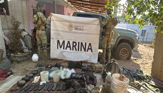 Esto fue lo asegurado tras enfrentamiento entre civiles armados y Semar en Dautillos, Navolato