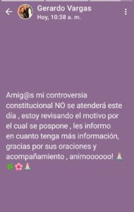 Estado de GVL