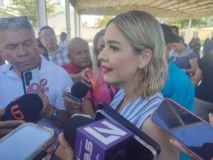 Estrella Palacios Domínguez, presidenta municipal de Mazatlán