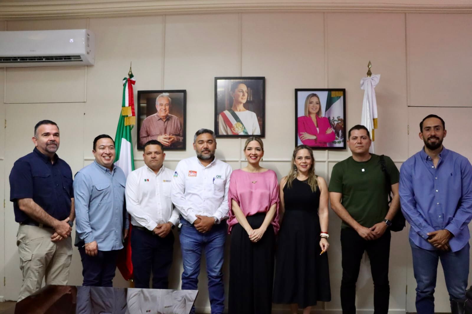 Estrella Palacios sostiene reunión con autoridades de la CFE