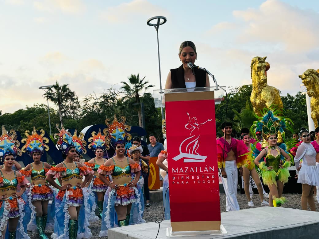 Estrella Palacios en el evento "Recordando el Carnaval" en Mazatlán, Sinaloa