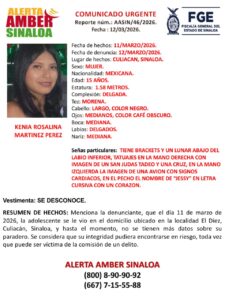 Ficha de búsqueda de Kenia Rosalina Martínez Pérez