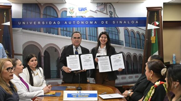 Semujeres y UAS firman convenio de colaboración para fortalecer las oportunidades de las mujeres