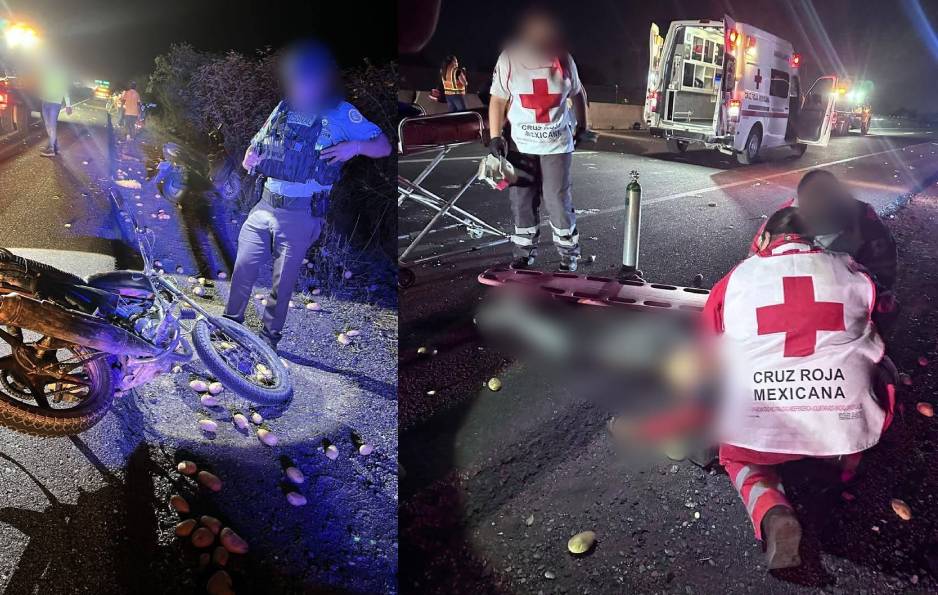 fuerte choque entre motociclistas en juan jose rios deja una persona sin vida