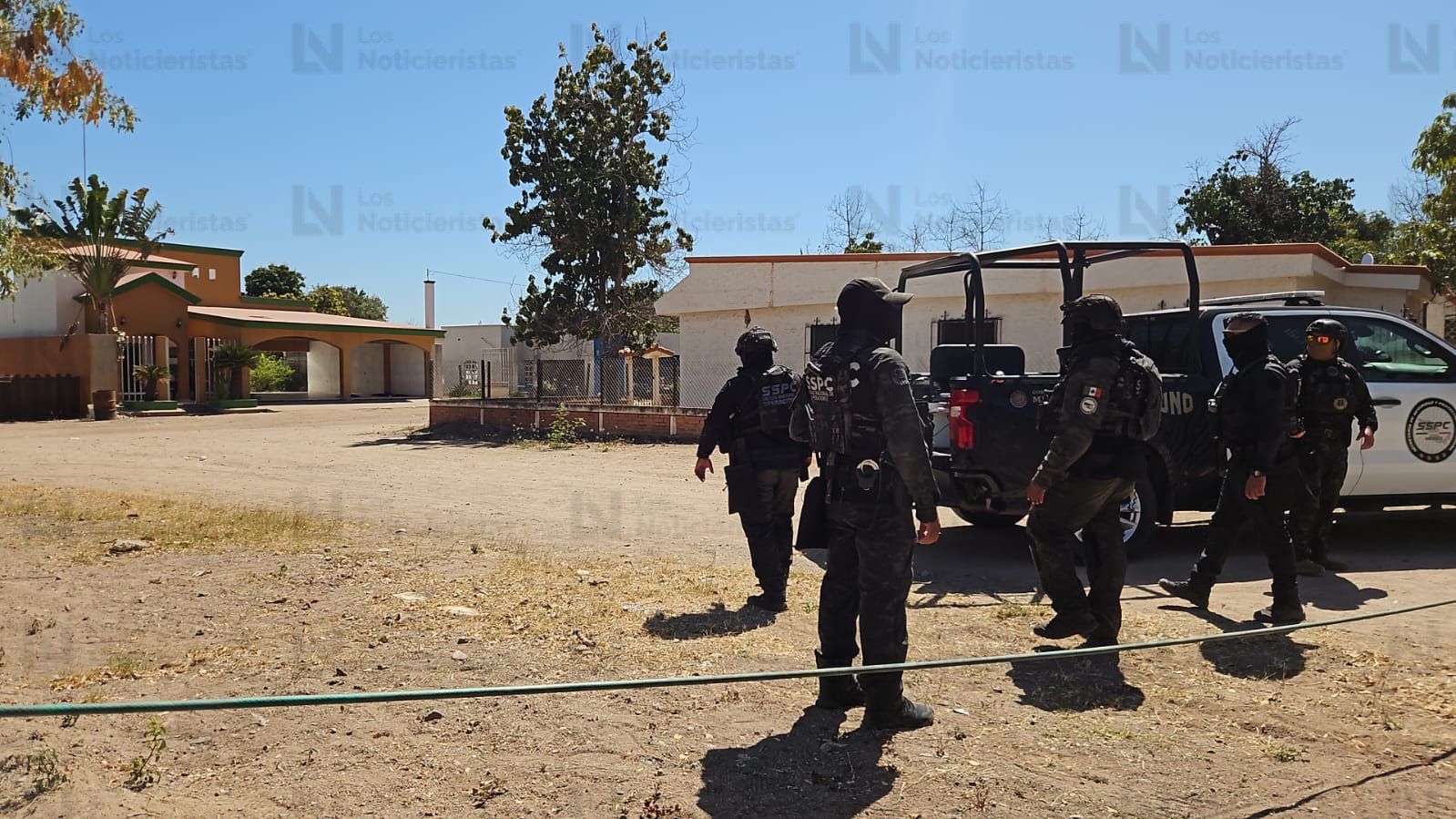 Desde el poblado Valle Escondido, en la sindicatura de Quilá, Culiacán donde se registró un enfrentamiento contra fuerzas federales y fueron abatidos 11 presuntos delincuentes