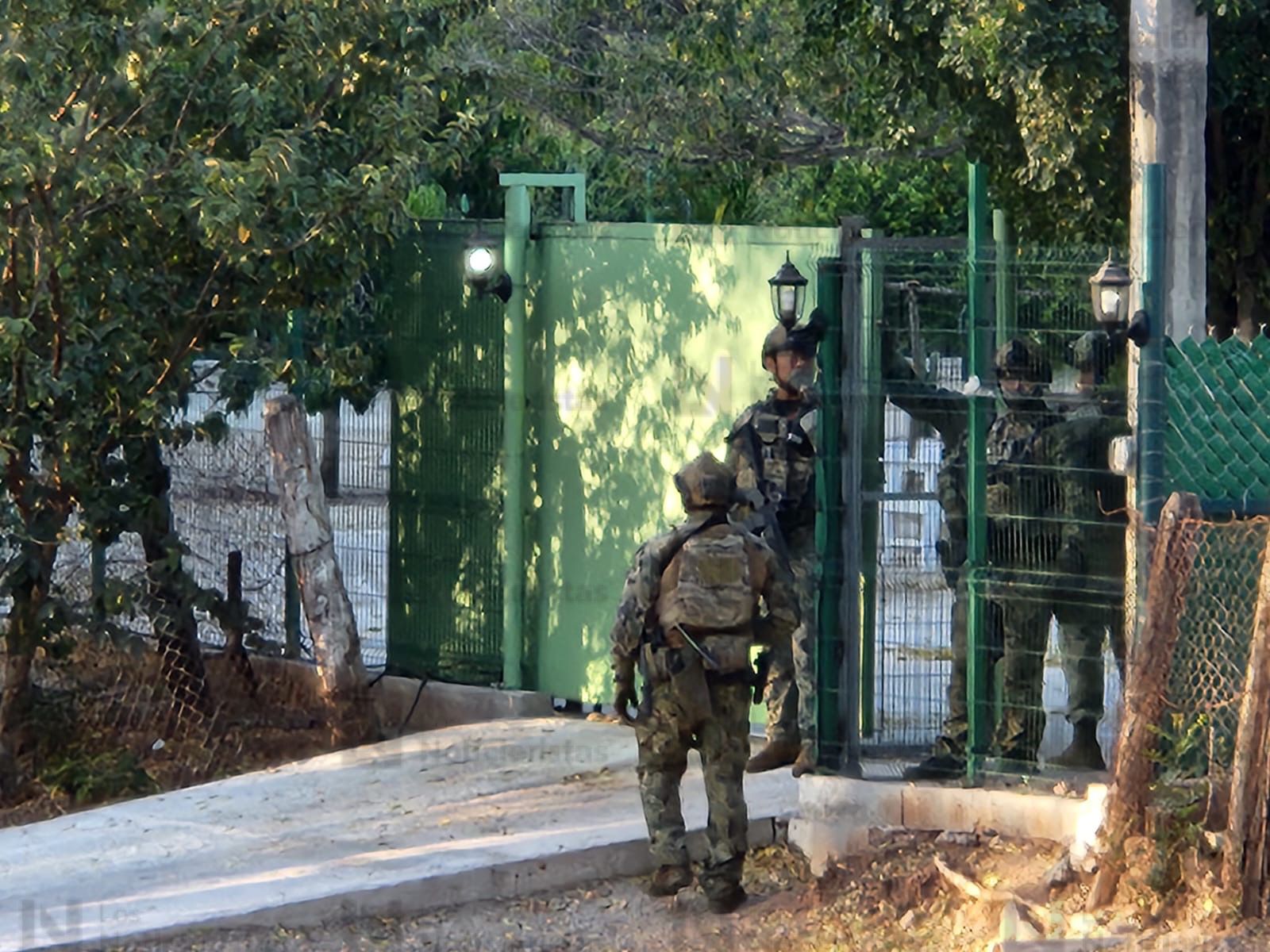 fuerzas federales irrumpieron esta madrugada en una finca de ismael el mayo zambada en el alamo culiacan