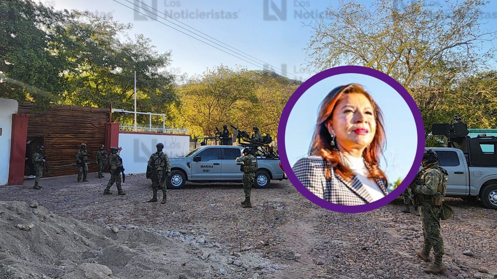 Operativo de la Marina y la SSPC en El Álamo, en la sindicatura de El Salado