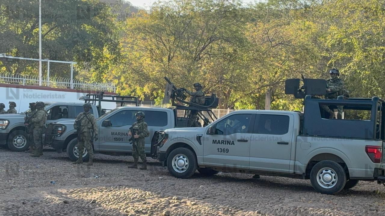 fuerzas federales llevaron a cabo un operativo en la comunidad de el alamo culiacan esta madrugada