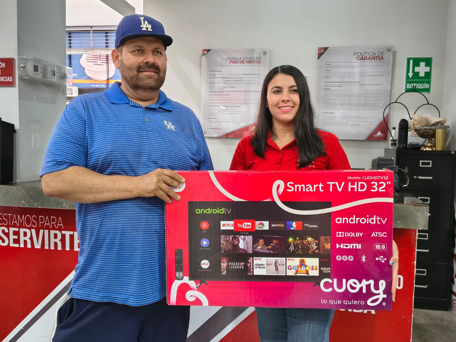 Ganador de la rifa de Tienda Soria's en Mazatlán