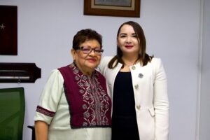 titular de la Fiscalía General de la República, Ernestina Godoy Ramos y Fiscal General del estado, Claudia Zulema Sánchez Kondo