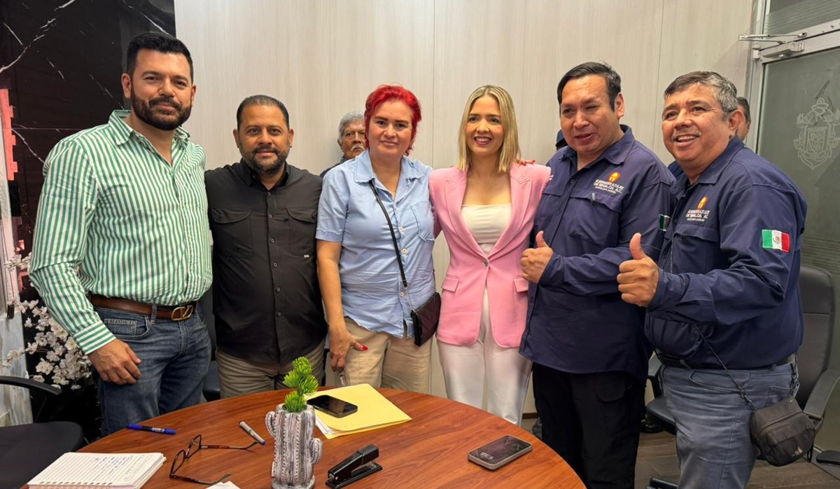 Estrella Palacios se reúne con Guerreros Azules AC