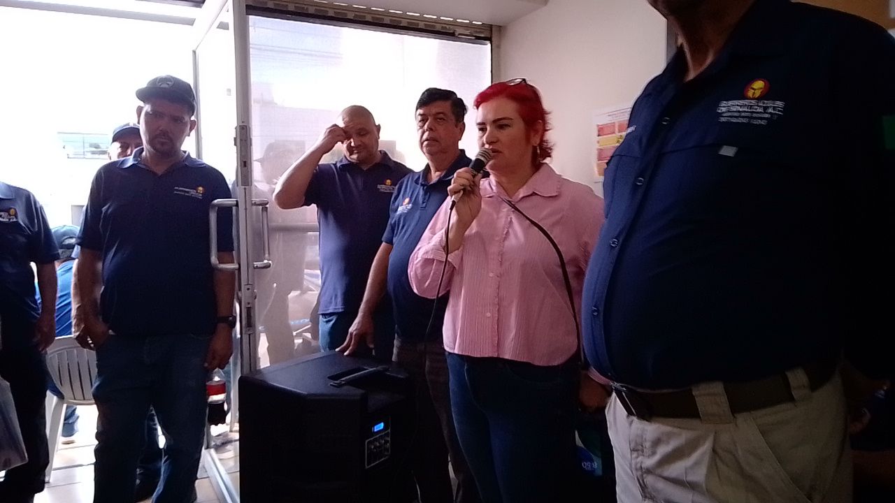 guerreros azules toman las instalaciones de la cedh en culiacan sinaloa