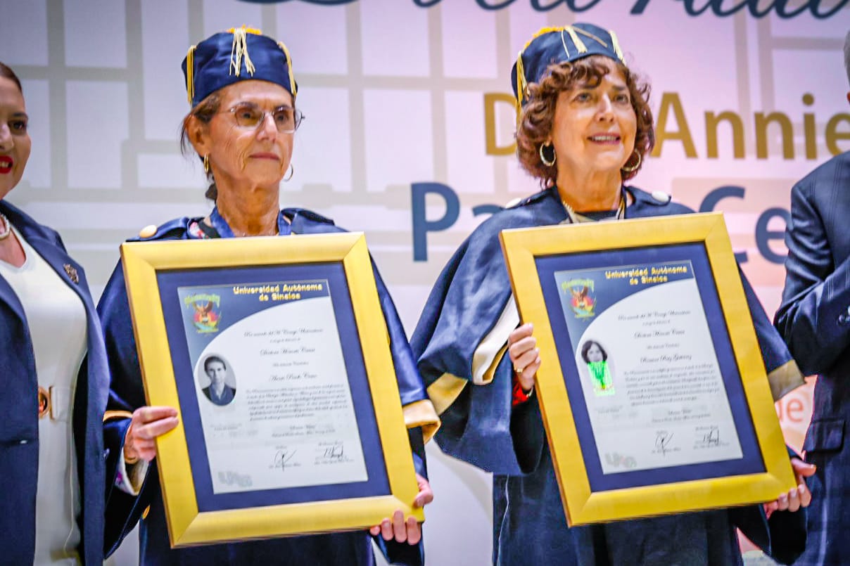 H. Consejo Universitario, Sesión Solemne Doctorado Honoris Causa, Dra. Annie Pardo Cemo, Dra. Rosaura Ruiz Gutiérrez