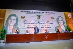 H. Consejo Universitario, Sesión Solemne Doctorado Honoris Causa, Dra. Annie Pardo Cemo, Dra. Rosaura Ruiz Gutiérrez