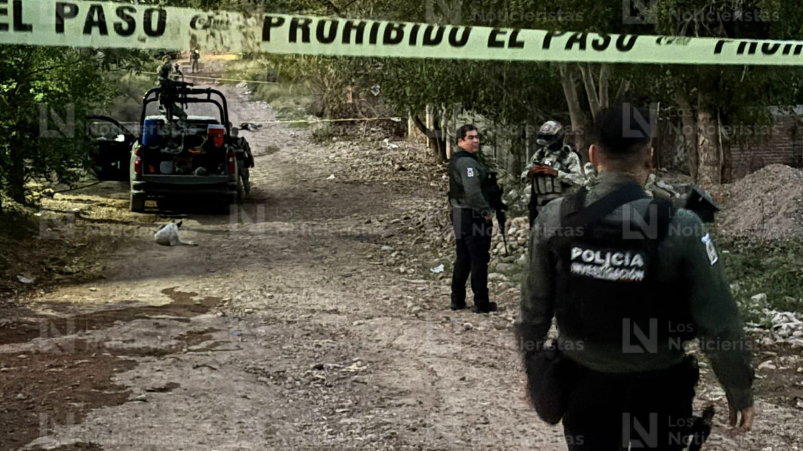 Localizan a un hombre ejecutado en Cumbres del Águila, Culiacán, Sin.
