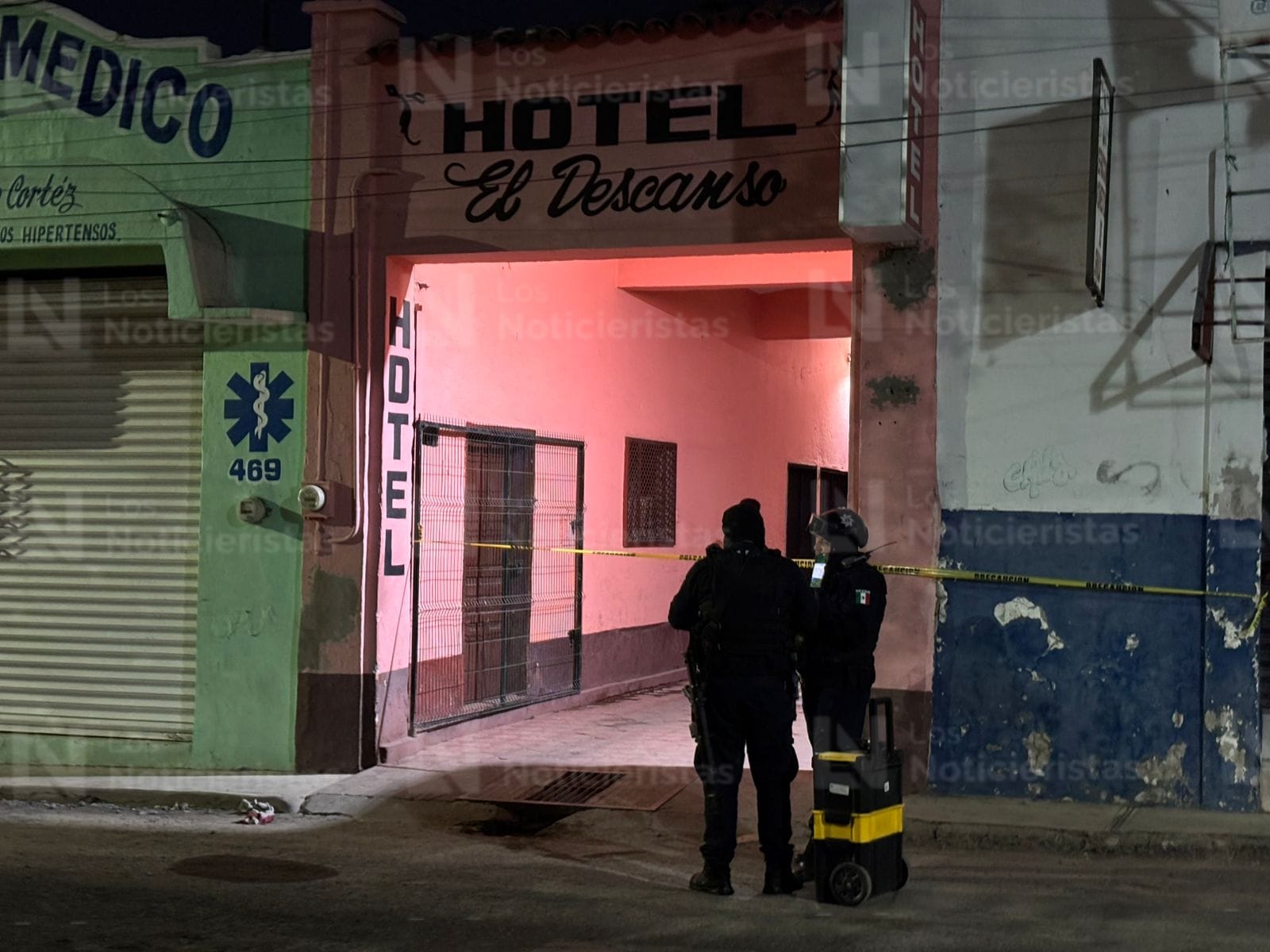 Hombre es ejecutado en un hotel en el Centro de Culiacán, Sin.
