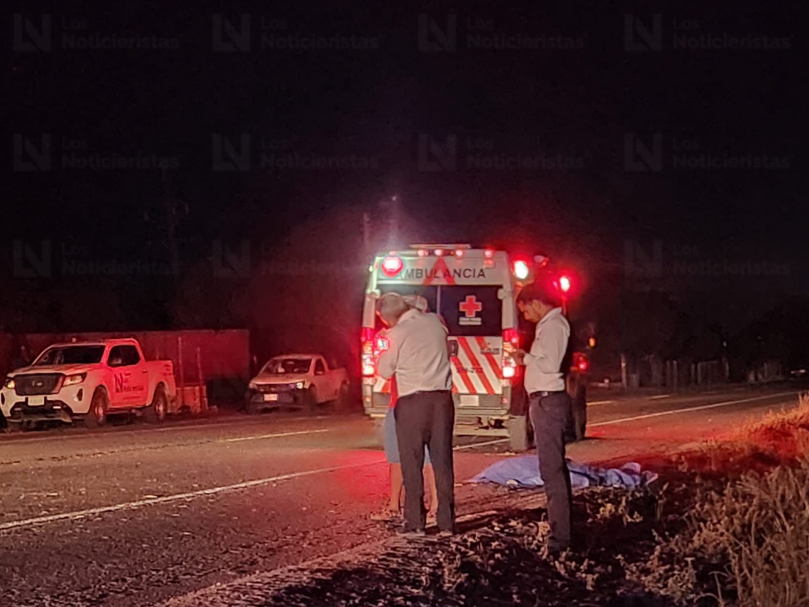 Hombre fallece atropellado en carretera Culiacán-Eldorado