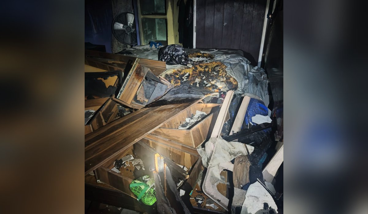 Hombre incendia su casa tras salir de un centro de rehabilitación en Los Mochis, Sin.