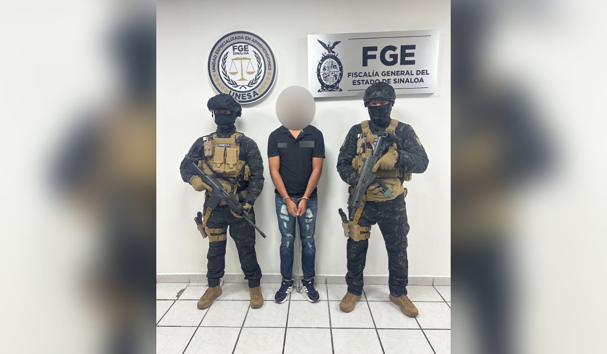 Homicida detenido en Culiacán, Sinaloa