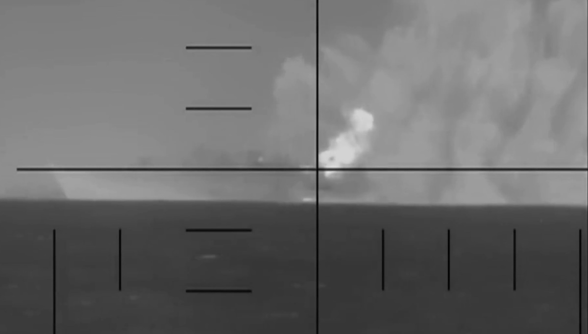 Embarcación iraní hundida por torpedo estadounidense