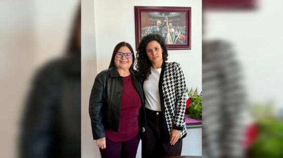 Desde Sinaloa y el Senado seguimos trabajando: Imelda Castro; se reúne con Luisa María Alcalde, presidenta nacional de Morena