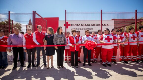Inauguran nuevo edificio de Cruz Roja en Ruiz Cortines e inicia la Colecta Anual en Guasave, Sinaloa