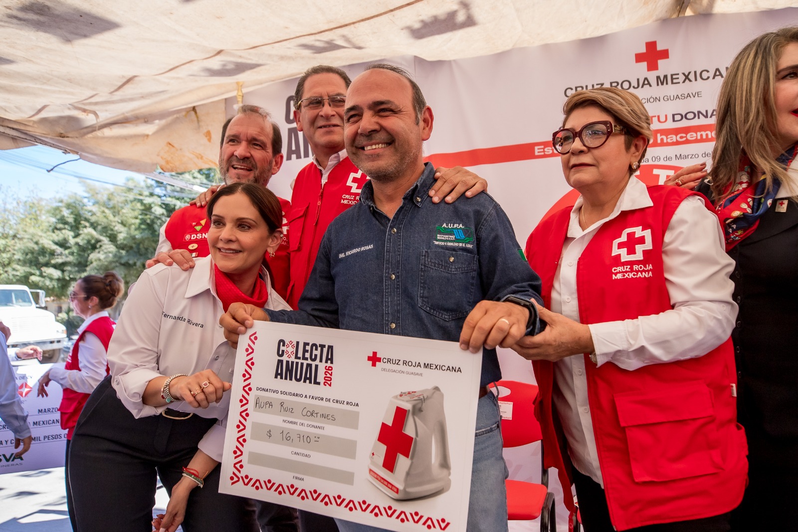 Inauguración de Cruz Roja en Ruiz Cortines