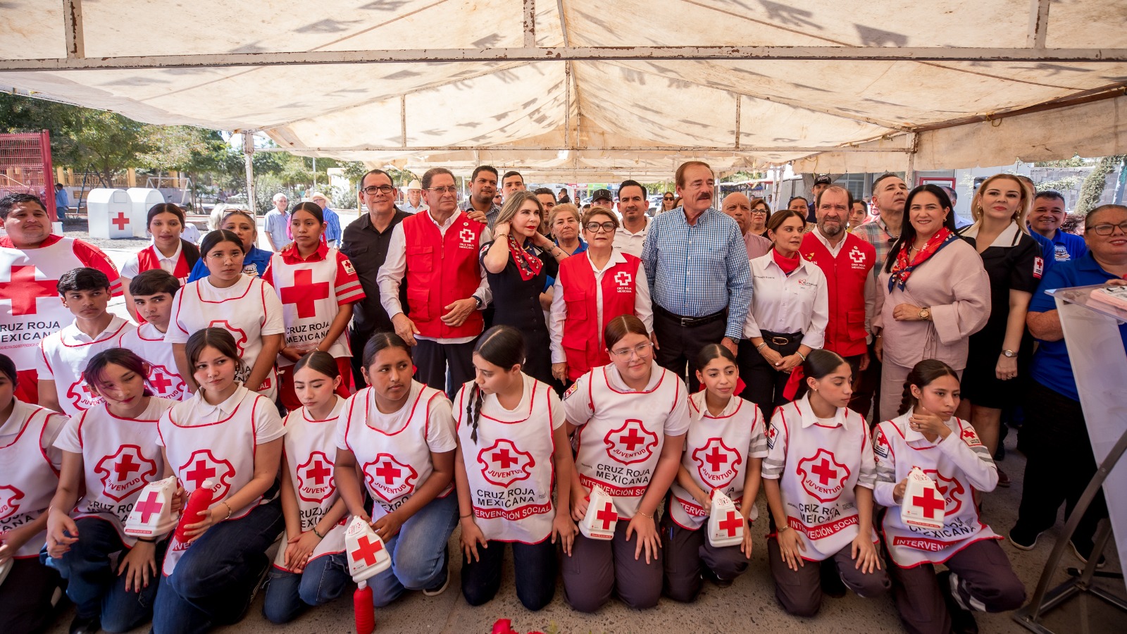 Inauguración de Cruz Roja en Ruiz Cortines