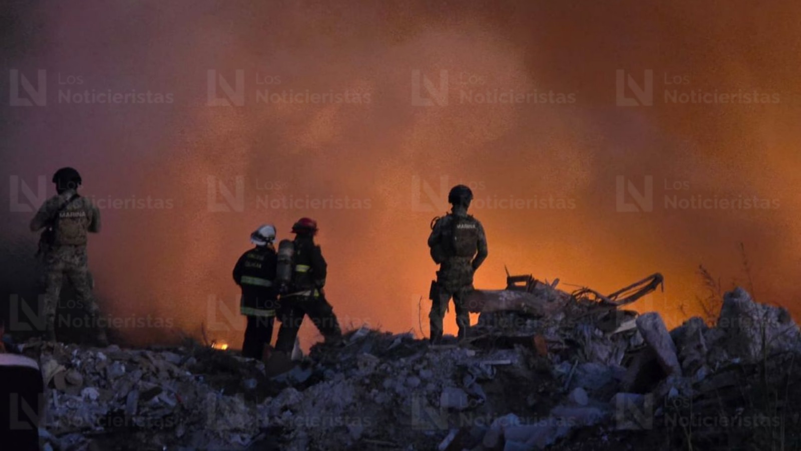 Se registra incendio en basurón del Piggy Back, al sur de Culiacán