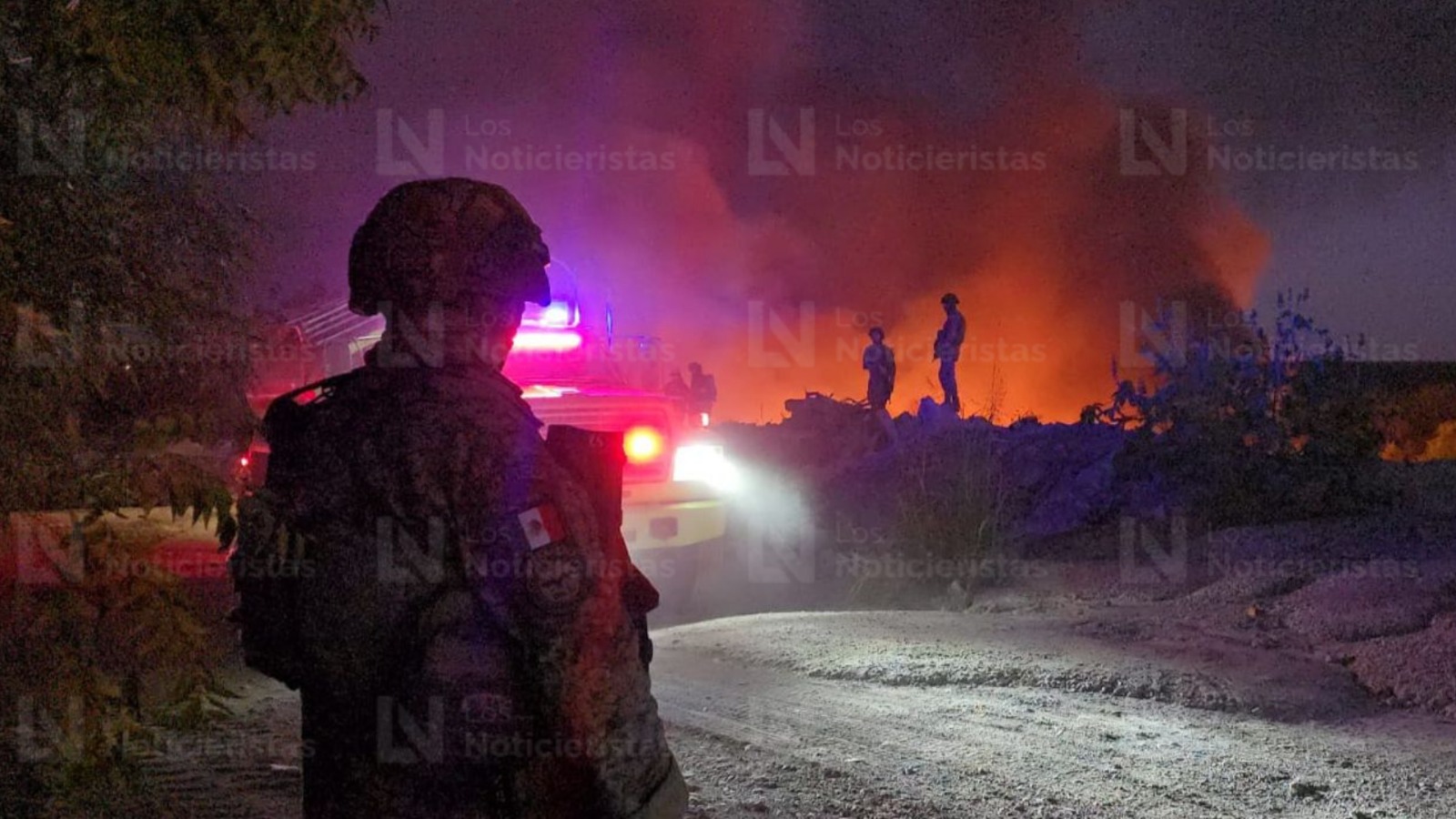 Se registra incendio en basurón del Piggy Back, al sur de Culiacán