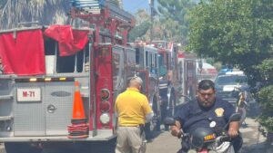 Incendio en un domicilio de Mazatlán