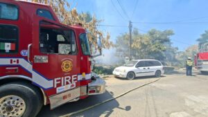 Incendio en un domicilio de Mazatlán