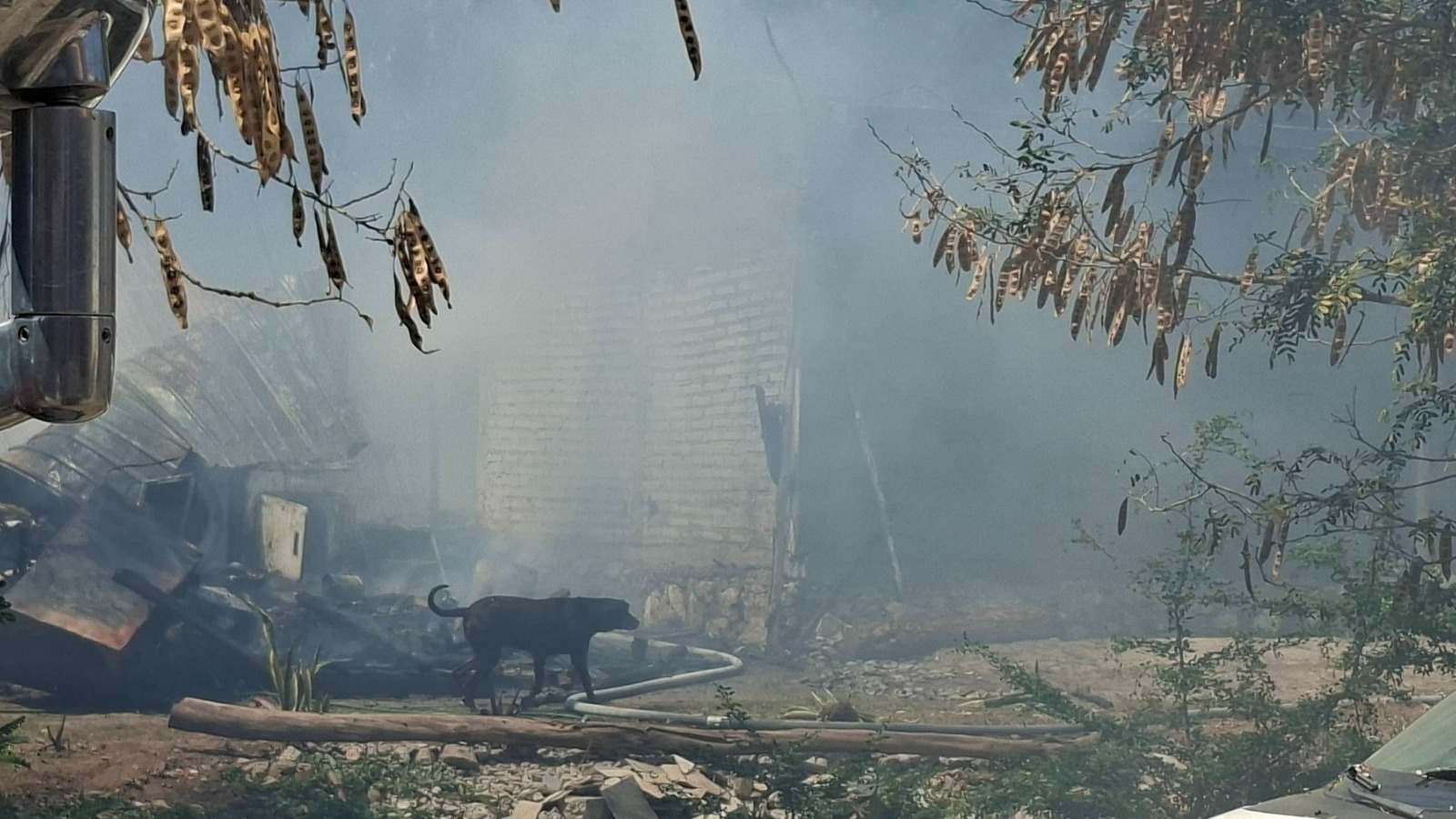 Incendio en un domicilio de Mazatlán