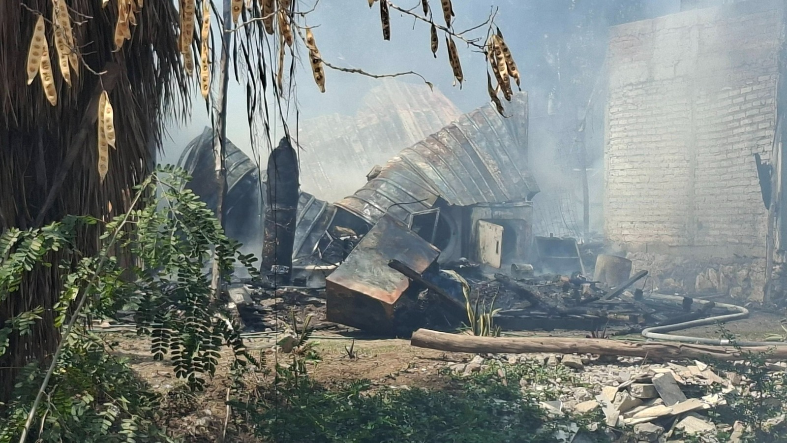Incendio en un domicilio de Mazatlán