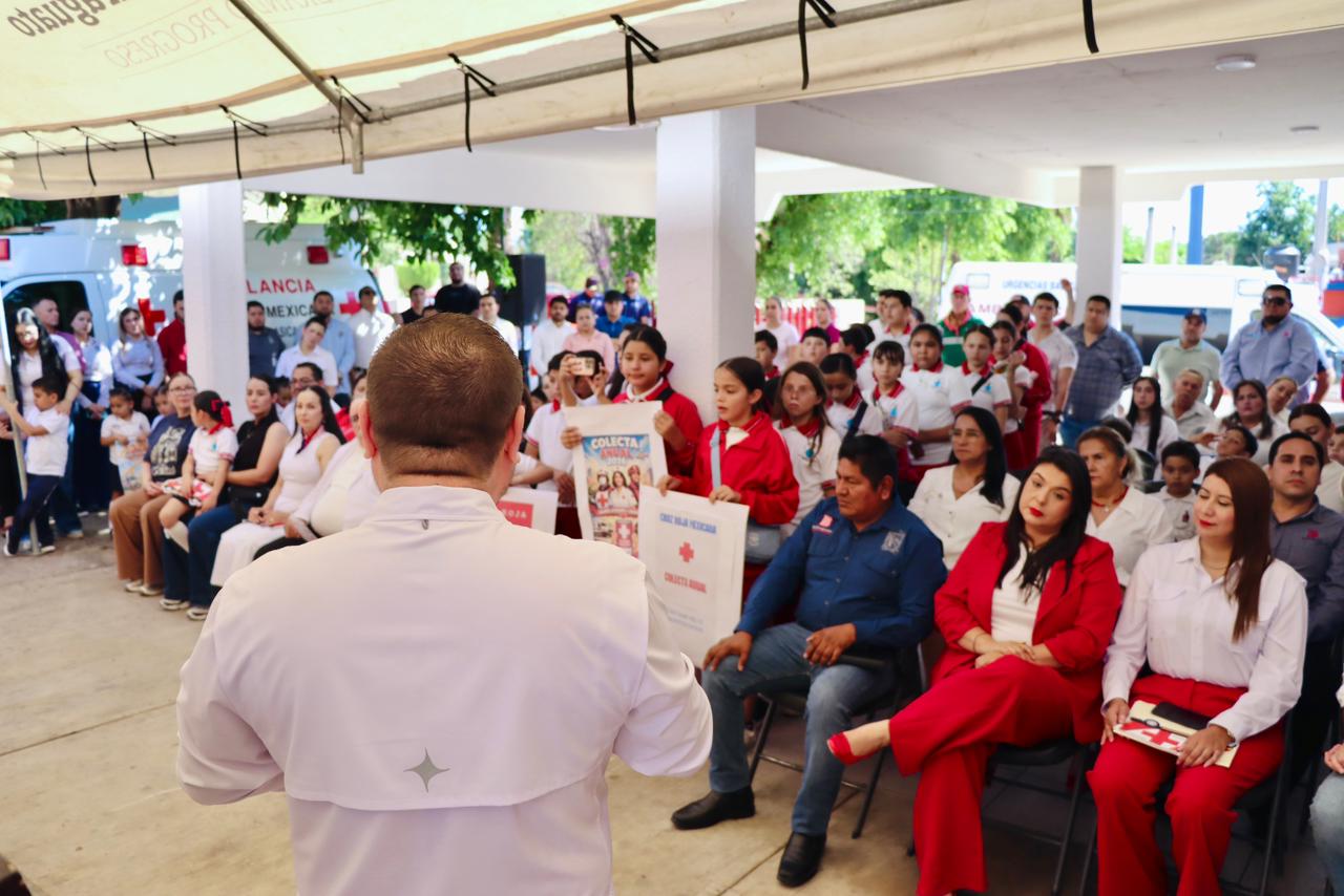 Inicia colecta de Cruz Roja en Badiraguato, Sinaloa
