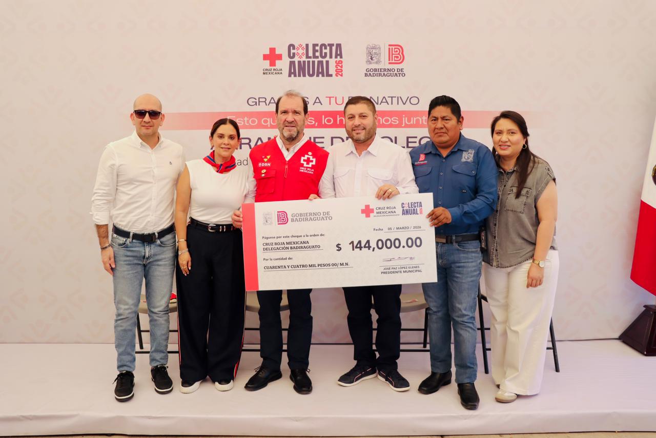 Inicia colecta de Cruz Roja en Badiraguato, Sinaloa