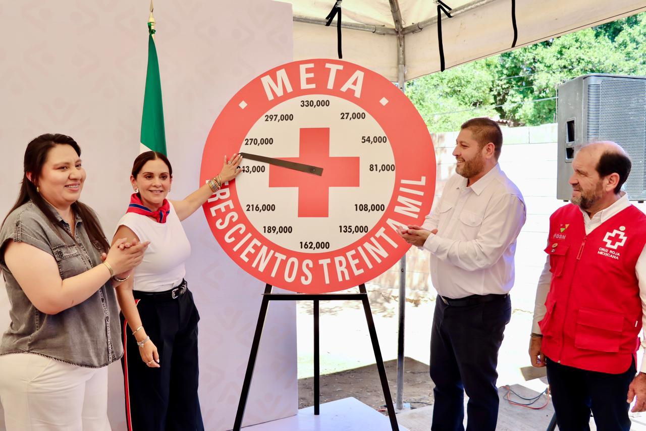 Inicia colecta de Cruz Roja en Badiraguato, Sinaloa
