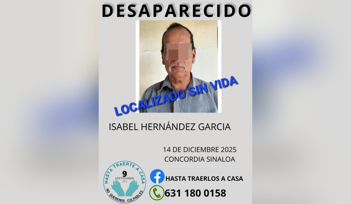 Isabel Hernández García, localizado en Fosa de El Verde, Concordia