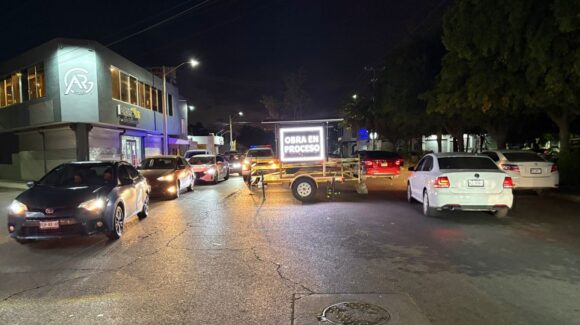 Por reemplazo de tubería, el bulevar Villas del Río en Culiacán, Sinaloa, permanecerá parcialmente cerrado por tres o cuatro días