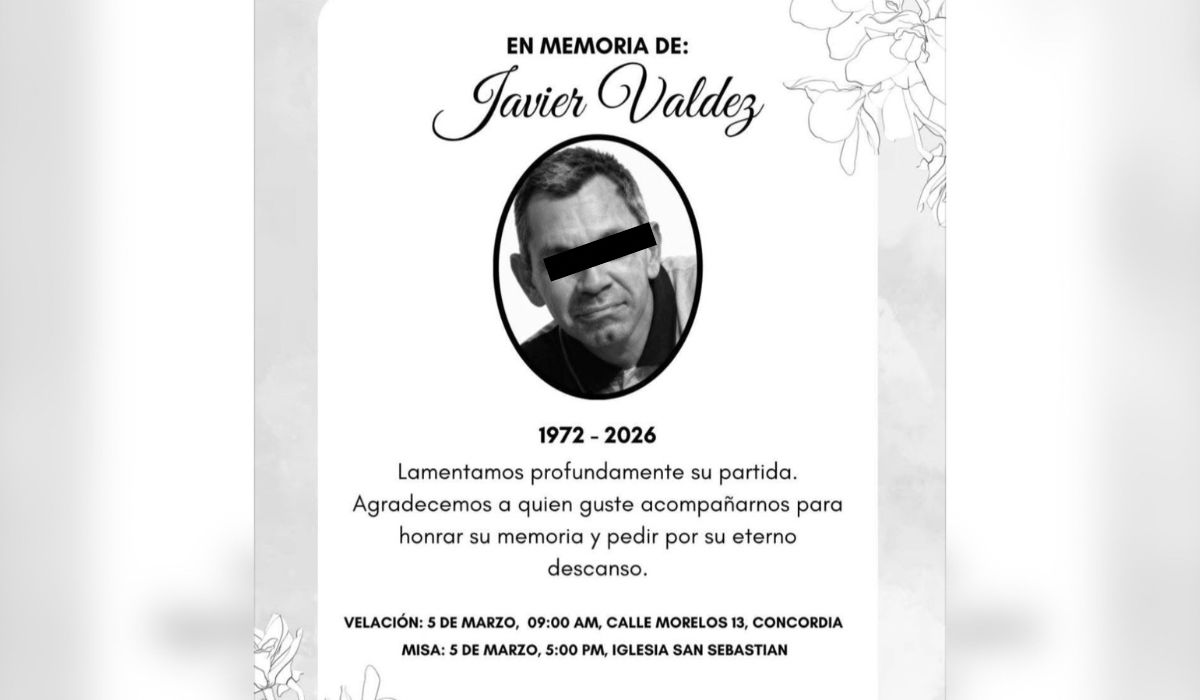 Javier Valdez, minero asesinado en Concordia, Sinaloa